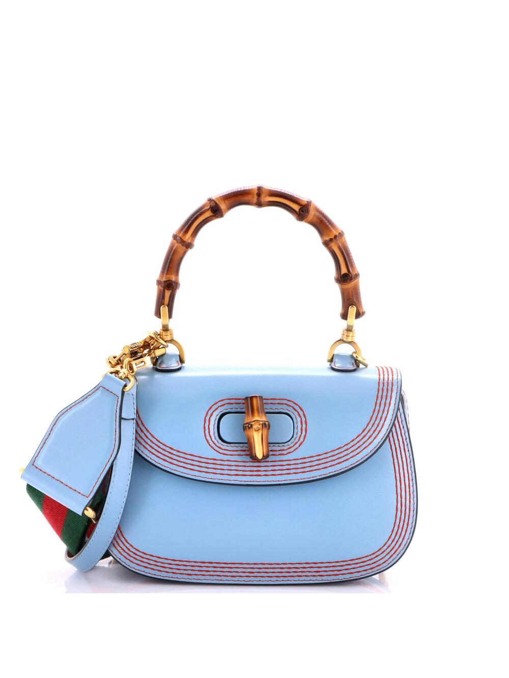 Gucci Bamboo Top Handle Bag Leather #352261G24B
